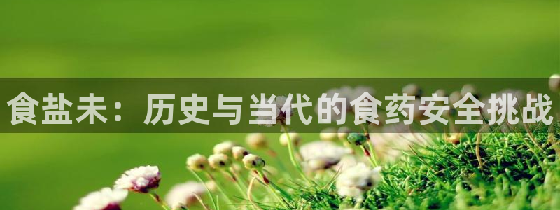 威九国际网站进入客服中心怎么退出：食盐未：历史与当代的食药安