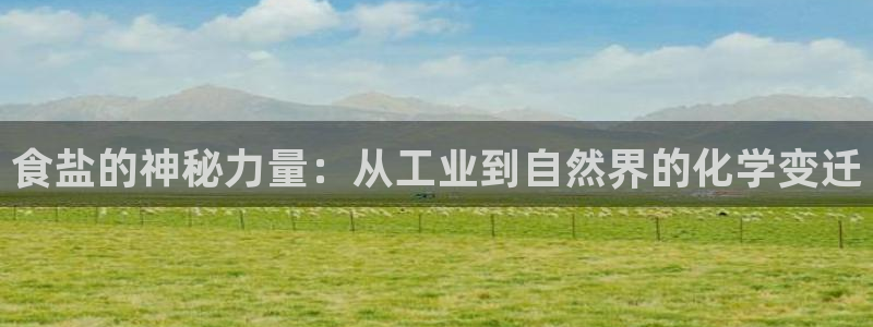 威九国际安全吗的认证团队：食盐的神秘力量：从工业到自然界的化